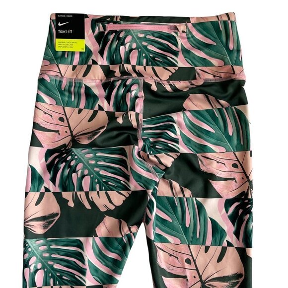 Nike Size Small Women's DRI-FIT Fast Runway Print Crop Running Tights N… - Picture 6 of 11